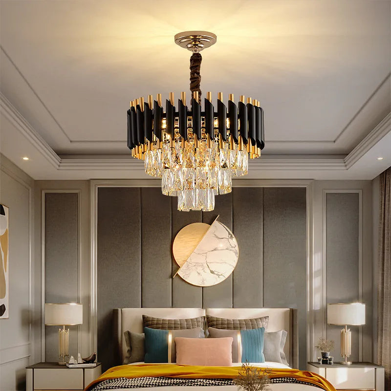 Designer High-End Luxury K9 Crystal Ceiling Chandeliers