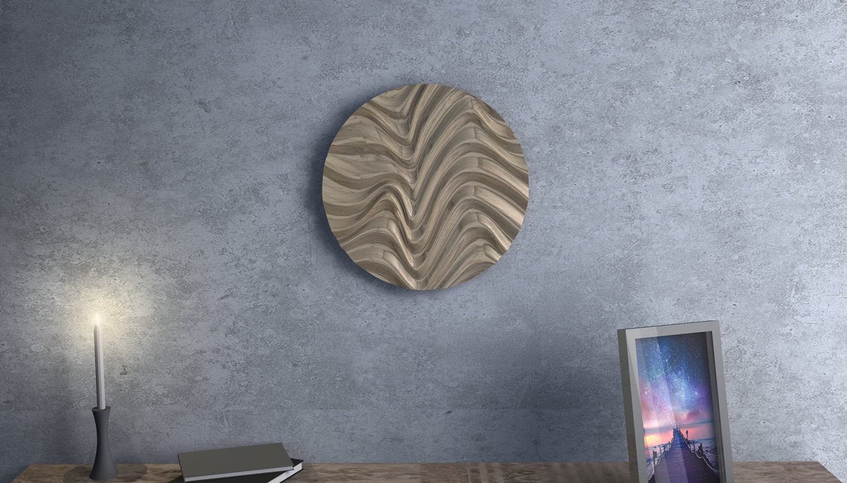 Parametric Wall Decor 04 - STL File for CNC Router and 3D Printing