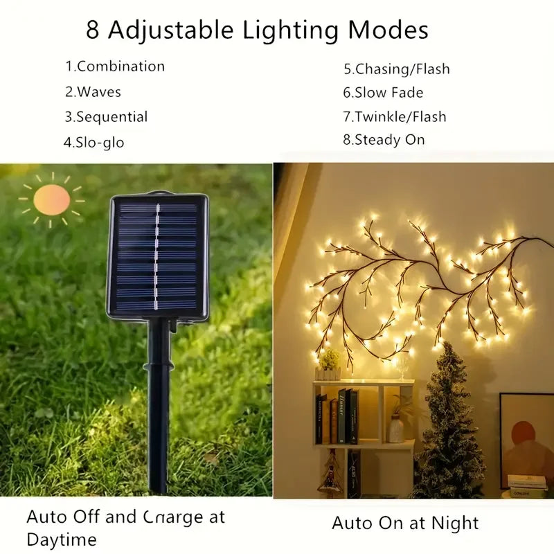 Rattan Branch Lights String 