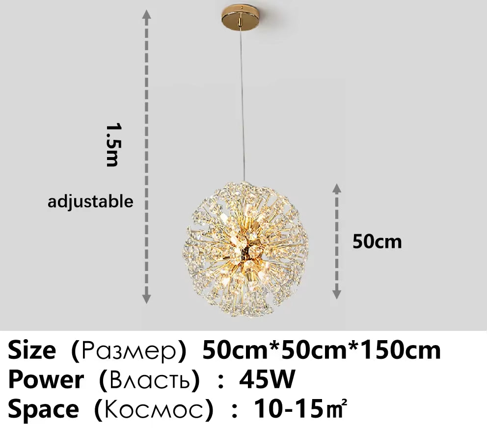 Modern Ceiling Crystal  Chandelier