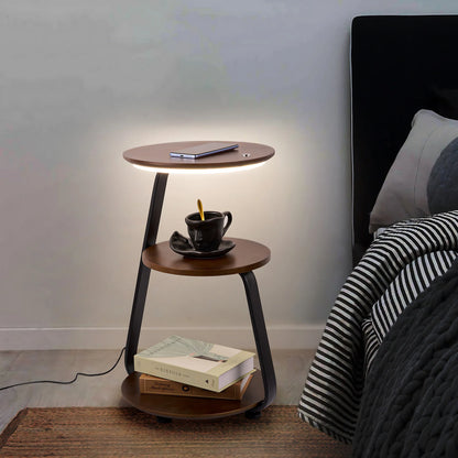 Smart Nightstand with Wireless Charger 