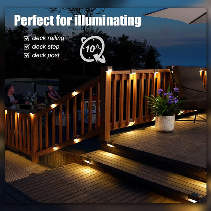 Solar Deck Lights Outdoor 