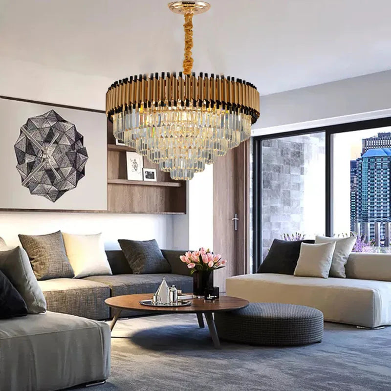 Designer High-End Luxury K9 Crystal Ceiling Chandeliers