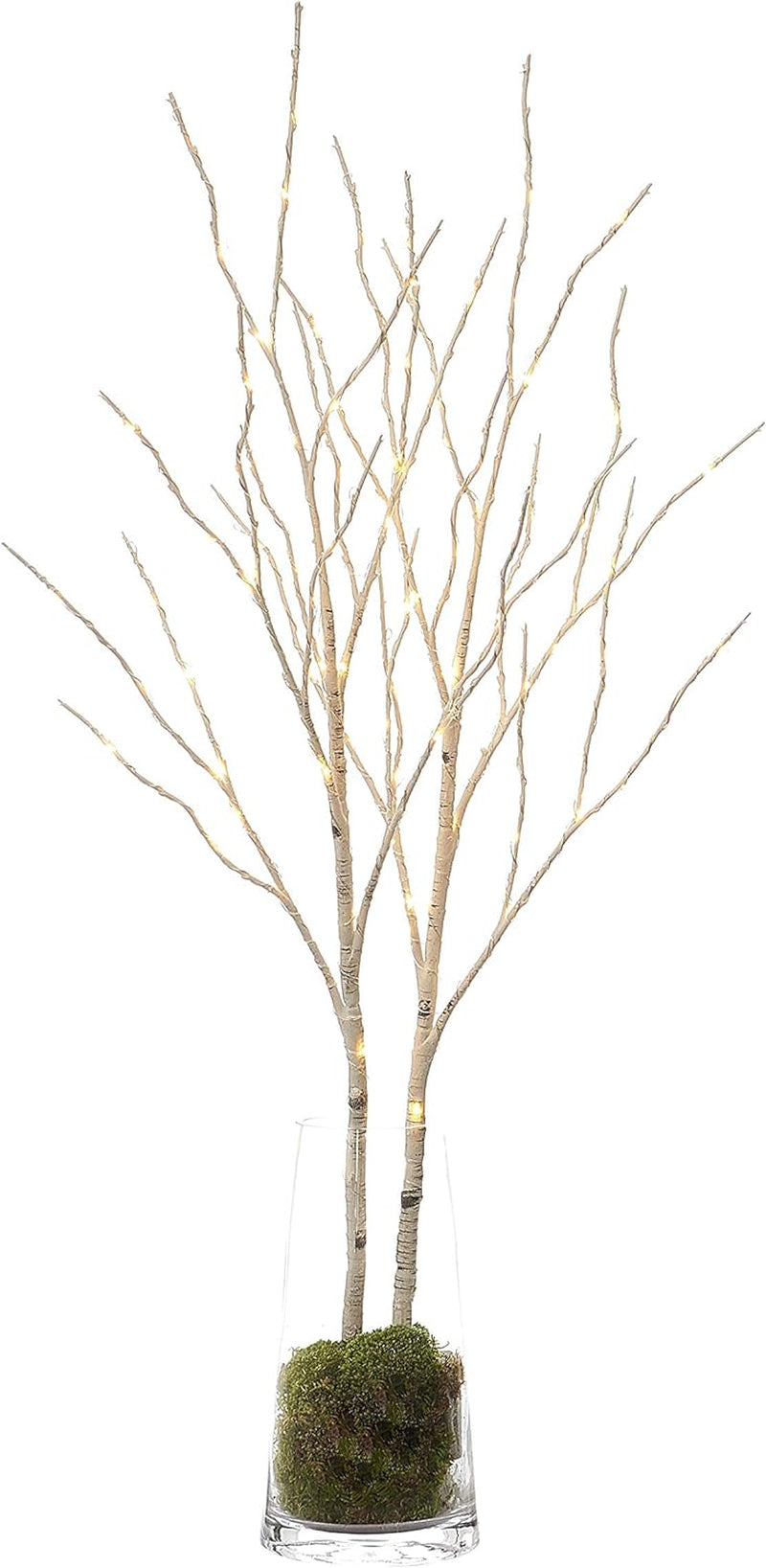 Lighted White Twig Branches